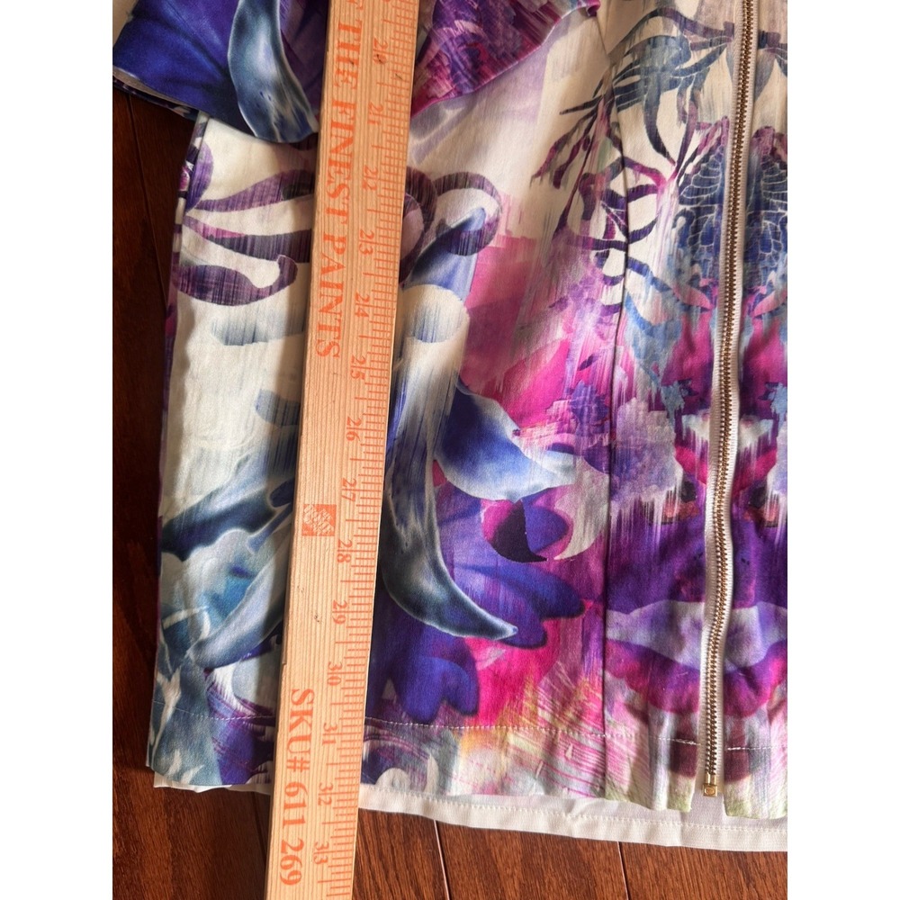 NWT's KUKU Dress 12 Peplum Bodycon Multicolor Print Sleeveless Cocktail $179 Y2K - Picture 6 of 6